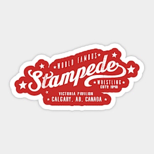 Stampede Wrestling Sticker